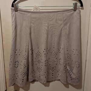 Cato gray suede like skirt, size 10